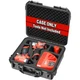 Case for Milwaukee M12 Impact Driver & Drill Set - Waterproof Tool with Remov...