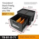 TOUGHBUILT Stackable Tool Box with Drawers, Rolling Portable Tool Chest with Han