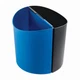 Safco 9928BB Desk-Side Recycling Receptacle 7 Gallon Blue/Black Plastic Bin -NEW