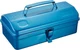 TRUSCO Y-280-B Mountain-Shaped Tool Box, Blue, 304 x 164 x 123 mm