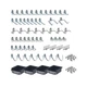 Triton Products 76964 DuraHook and Hanging Bin Assortment Kit, Blac... Fast Ship