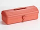TOYO Steel Y-350 P0 Tool Box Living Coral Steel Storage Organizer Japan Made