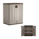 Suncast 36" Resin Base Garage Storage 30" W x 20.25" D x H, Silver 