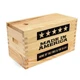 Sheffield Pine Craft Ammo Box w Free & Brave Design, Made in USA
