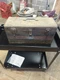 Vintage Craftsman 20" metal tool box Rare 6512 old early 1950's logo For repair