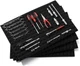 CASOMAN 4PCS Professional Toolbox liner, Trap Mat Universal Tool Drawer Liner...