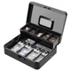 KYODOLED Metal Cash Box with Combination Lock & XL-Combination Lock, Black-2 