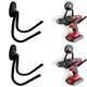 Pmsanzay 2 Pack Power Drill Tool Organizer Holder,Magnetic Black 