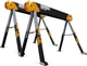 ToughBuilt - Folding Sawhorse (Set of 2) 2x4 Lumber Compatibility