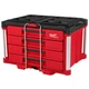 Milwaukee 48-22-8444 Tool Box 4-Drawer 50 lbs Polypropylene Black/Red