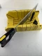 Stanley Clamping Miter Box with Hand Saw &ndash; Precision Angle Cutting Tool