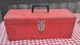 Sweet Vintage Kennedy Kits KK-19 Red Metal Toolbox US Tool Box  and Tray