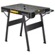 Dewalt 33 in H Plastic Folding Portable Sawhorse Workbench