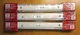 Lot Of 3 Liberty D68812C-W-TX 12 Inch Bottom Mount Drawer Slide w/ Slide Sockets