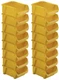Stanley STST55208 8 Count Yellow Poly # 2 Storage Bin - Pack of 2 (16 Bins)