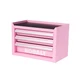 Kobalt Portable tool box 11.1-in W x 7.36-in H x 6.14-in D 3 -Drawer Pink Steel