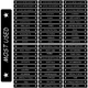 Tenare Toolbox Organization Magnetic Labels - 66 Pcs 4.5 x 0.75 Inches, Black 