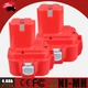 ✅ 2x 9.6 VOLT NIMH BATTERY FOR MAKITA 9100 9120 9122 9133 9134 9135 6222D 4.8AH