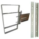 Condor 31Tt61 Adjstbl Sfty Gate, Galvnzd Steel, 2-1/2Inw