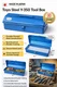 Toyo Steel Y-350 Metal Tool Box Blue Made in Japan Portable Storage Box