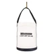 WESTWARD 53JW40 Bucket Bag,Canvas,Straight Wall,OffWhite 53JW40