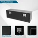 48 In. X 14 In. X 16 In. Iron Underbody Truck Storage Tool Box w/Lock Heavy Duty