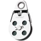 RONSTAN RF104 Pulley Block,Fixed Eye,1/4 in Rope dia. 4FRU8