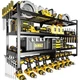 POKIPO Large Power Tool Organizer Wall Mount,4 Layers Heavy  Assorted Colors 