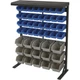 Strongway Single-Side Bulk Storage Rack Unit with 47 Assorted Bins, 36 1/2in.W