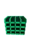 [Qty 16] Akro-Mils 30224 Green Hang & Stack Storage Bin, Plastic 4&rdquo;h 11&rdquo;l
