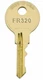 Steelcase FR320 File Cabinet, Desk, Cubicle, Mobile Pedestal Replacement Key