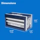 LIMITED EDITION Dallas Cowboys Kobalt Mini Toolbox 2 Drawer Gray Metal RARE