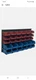Stalwart 30 Bin Wall Mounted Parts Rack Nut Bolts Crafts Garage Storage Bins