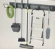 Trinity, 9-Pc Garage Slatwall Tool Organizer Utility Storage Track w Hooks Set