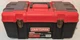 CRAFTSMAN 959320 BLACK & RED 20" PORTABLE PLASTIC LOCKING TOOL BOX W/ TRAY