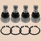 4 x Upper/Lower Front Ball Joint for Polaris Sportsman 550 850 1000 Scrambler 
