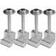 4PCS Truck Tool Box Mounting Kit, J Hook Truck Crossover Tool Boxes for Silver