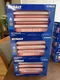 (3) Kobalt Mini-Base 3-Drawer Pink Steel toolbox boxes.