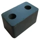 Trailer/Crane Dock Bumper, Rubber, Pk2,  2Myr7