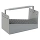Westward 35Xr79 Westward Nipple Caddy, Steel, Gray, 12-1/2 In W X 7 In D X
