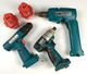 Makita 3 Drills & 2 Batteries 6092D, 6221D, 6980FD 3/8" Cordless Drills Drivers