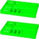 2-Pack Ernst 5018 Ten Compartment Organizer Trays &ndash; Green | Made in USA