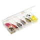 PLANO MOLDING 345028 Comprt Bx,Molded Tension,Clr,1.13 in 437T99
