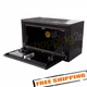 RKI H241412 24"x14"x12" H-Series Single Door Underbody Black Steel Tool Box