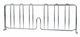 NEW! METRO CHROME PLATED STEEL SHELF DIVIDER, 8" x 24", DD24C-1PK