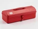 TOYO Steel Y-350R Mountain Shape Toolbox Red Made in Japan