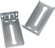 LONTAN 2 Pairs Rear Mounting Brackets for Drawer Slide - B4502 Cabinet Drawer Br