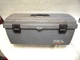 20" Flambeau Products Gray Plastic Toolbox w/ Lift Out Tray No. 19800 Used