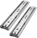Gobrico Drawer Hardware 16-inch Hydraulic Soft Self Close Drawer Slides Full Ext