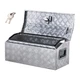 VEVOR 30"x13"x13" Heavy Duty Aluminum Truck Bed Tool Box for Pickup RV Silver